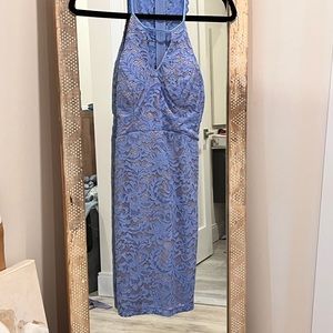 Periwinkle Lace Dress